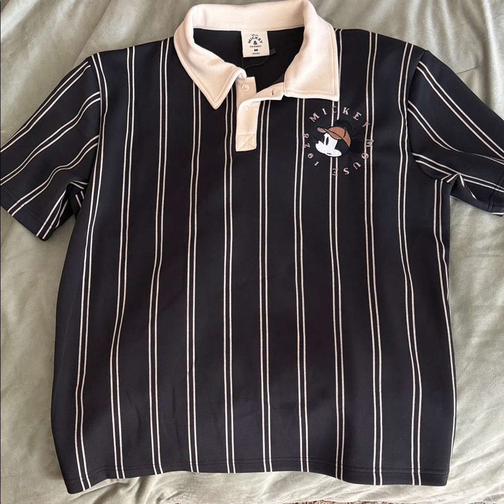 Mickey Mouse collared shirt!